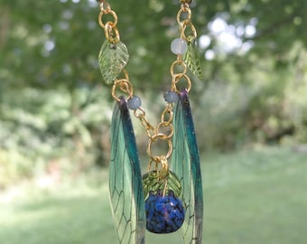 Cottage core, Renaissance faire, fairycore, berry beaded jewelry set, blueberry necklace, bracelet and earrings