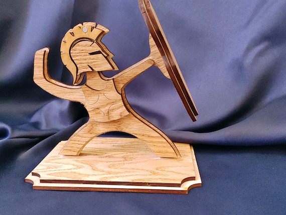 SVG Deluxe Spartan Warrior Knife Block Digital Download Holder
