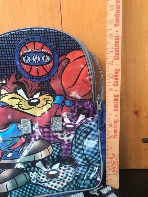 Vintage 2000 Looney Tunes Basketball Taz mini bac… - image 2