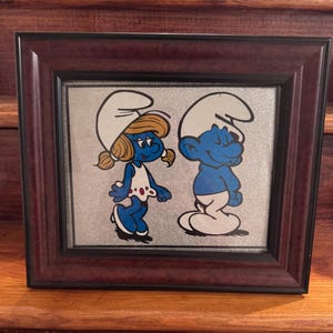 Smurf Painting - Etsy