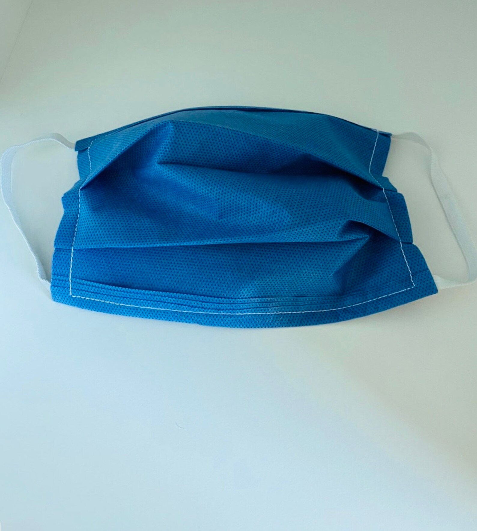 Set of 3 blue disposable face mask Etsy