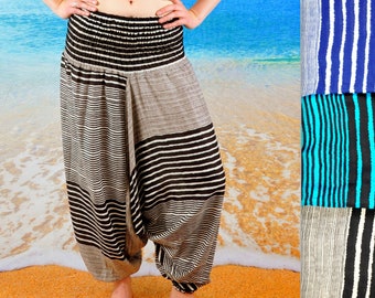 Pants harem pants boho clothing boho pants summer pants hippie clothing striped yoga hippie pants festival wide pants hippie pants harem pants