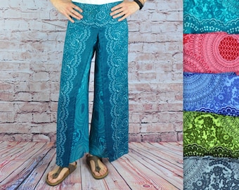 Broek boho kleding culottes culotte broek boho broek hippie zomerbroek Marlene broek palazzo broek wijde broek wikkelbroek festival