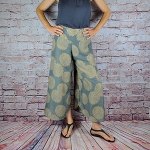 Pantalon d'été pantalon jupe été boho pantalon Marlene festival confortable hippie vacances à la plage image 2