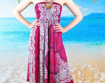 Rock Kleid türkis blau rot grau Sommerrock Sommerkleid Boho Urlaub Strand Hippie Festival elastischer Bund Kokos