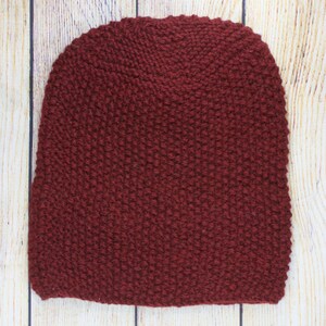 Mütze Wolle Wollmütze warme Wintermütze Strick Winter Damen Mann Herren Erwachsene Beanie Bild 3