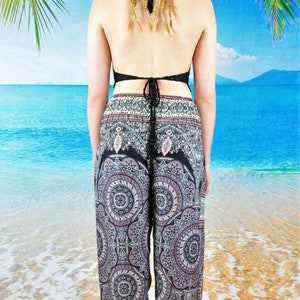 Broek harembroek boho kleding boho broek zomer broek hippie kleding yoga hippie broek festival wijde broek hippie broek harembroek afbeelding 6