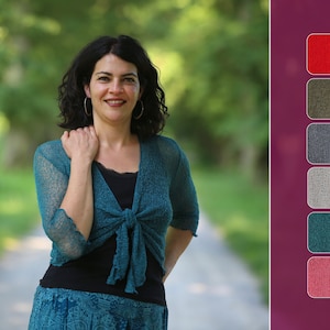 Bolero Jäckchen – Häkeljäckchen – Cardigan – Sommerjäckchen – Kurzjacke Jacke
