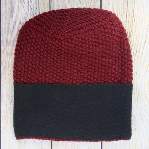 Mütze Wolle Wollmütze warme Wintermütze Strick Winter Damen Mann Herren Erwachsene Beanie Bild 4