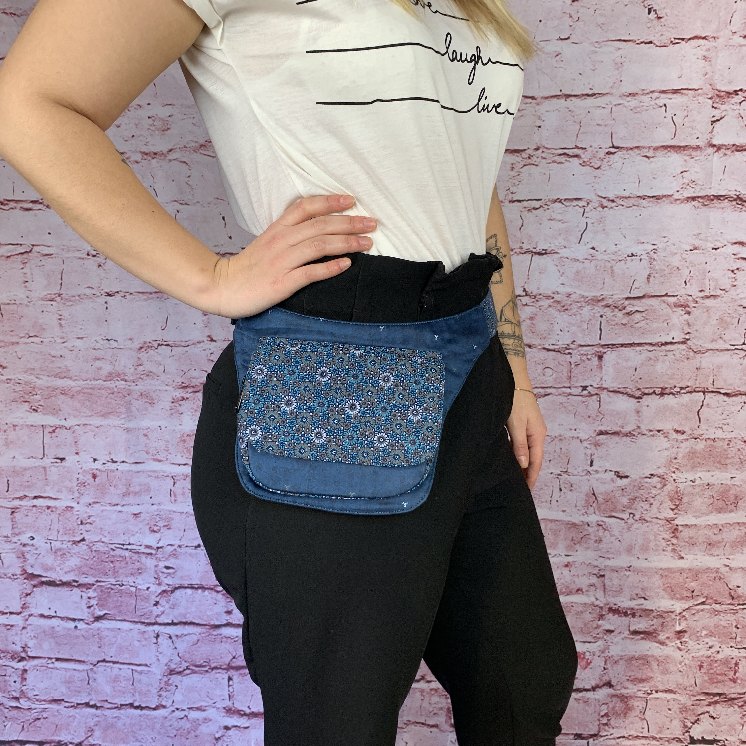 Iqyu Winterjacke Bauchtasche Bauchtasche Hip Bag Gürteltasche