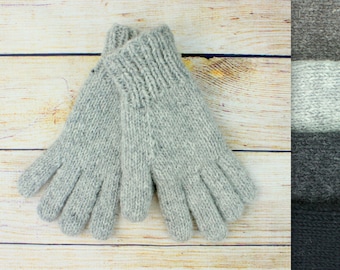 Handschuhe Mann Handwärmer Wolle Winter Männer Herren Erwachsene Strick warm