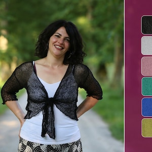 Bolero Jäckchen Häkeljäckchen Cardigan Sommerjäckchen Kurzjacke Jacke