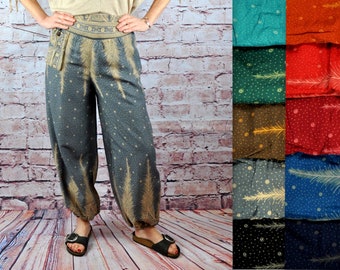 Hose Sommerhose 10 Farben Haremshose Boho Kleidung Boho Hose Hippiekleidung Yoga Hippiehose Festival weite Hose Hippiehose Pluderhose