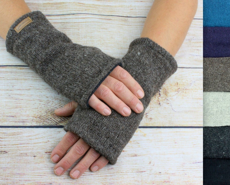 Cuffs wrist warmers arm warmers hand warmers wool hand warmers winter knitted women adults men men image 1