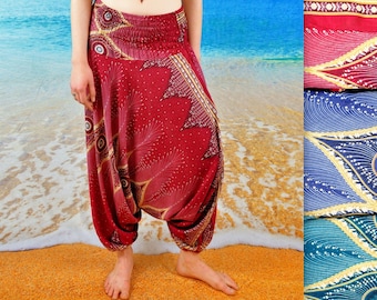 Hose Haremshose Boho Kleidung Boho Hose Sommerhose Hippiekleidung Yoga Hippiehose Festival weite Hose Hippiehose Pluderhose