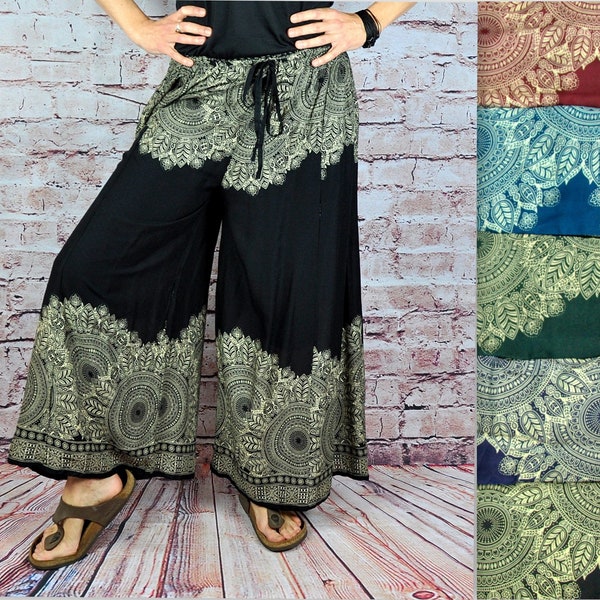 Pants Culottes Culotte Harem Pants Boho Clothing Boho Pants Summer Pants Culottes XL Marlene Pants Palazzo Festival Comfortable Hippie Beach Vacation