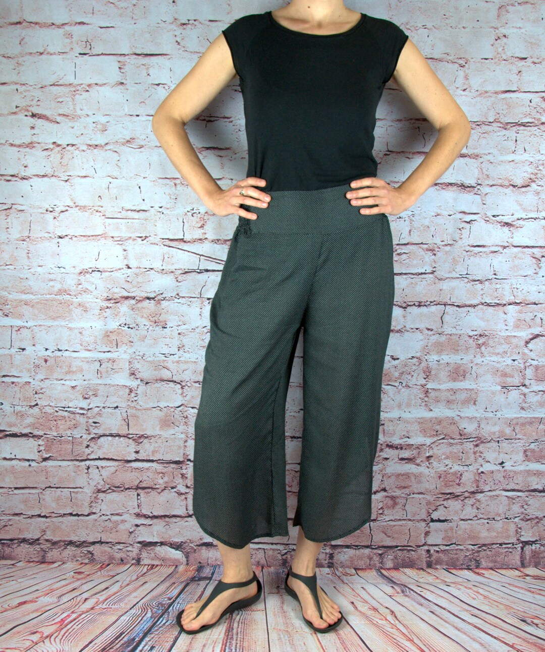 Pantaloni Culotte Pantaloni Tre Quarti Invernali Pantaloni A Ampi