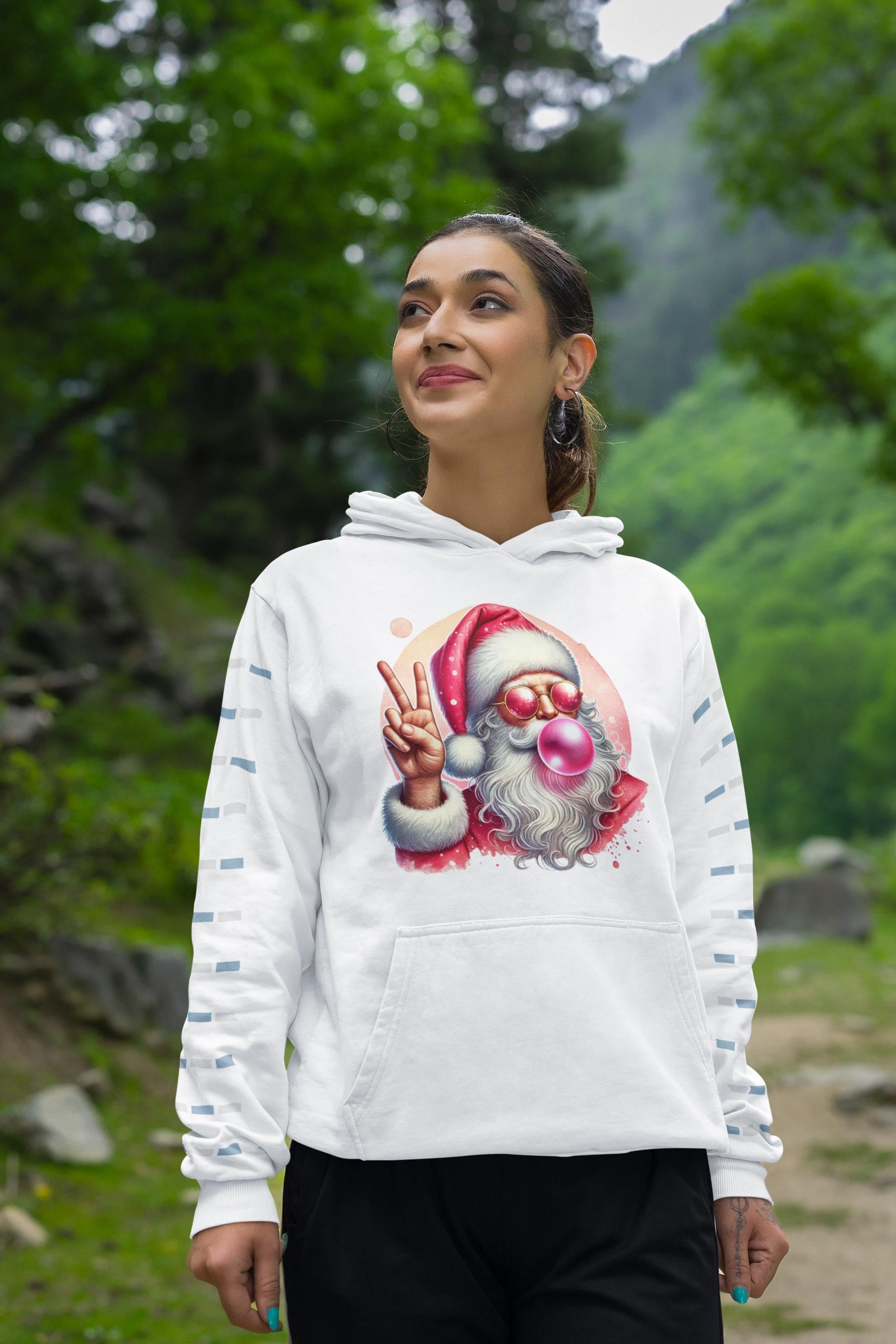バブルガムを噛むサンタ - 楽しいクリスマスデコレーション！ - Etsy 日本