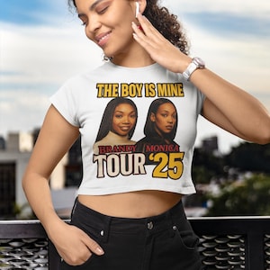 The Boy Is Mine Tour Shirt – Brandy and Monica Concert Tee, 90s R&B Graphic Tee, Retro Music Fan Shirt, Unisex or Women’s Fit