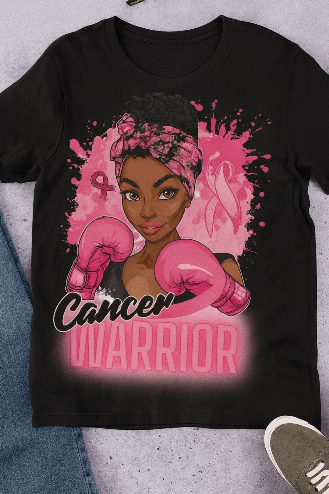 Breast Cancer Awareness PNG: Pink Boxing Gloves Clipart (digital ...