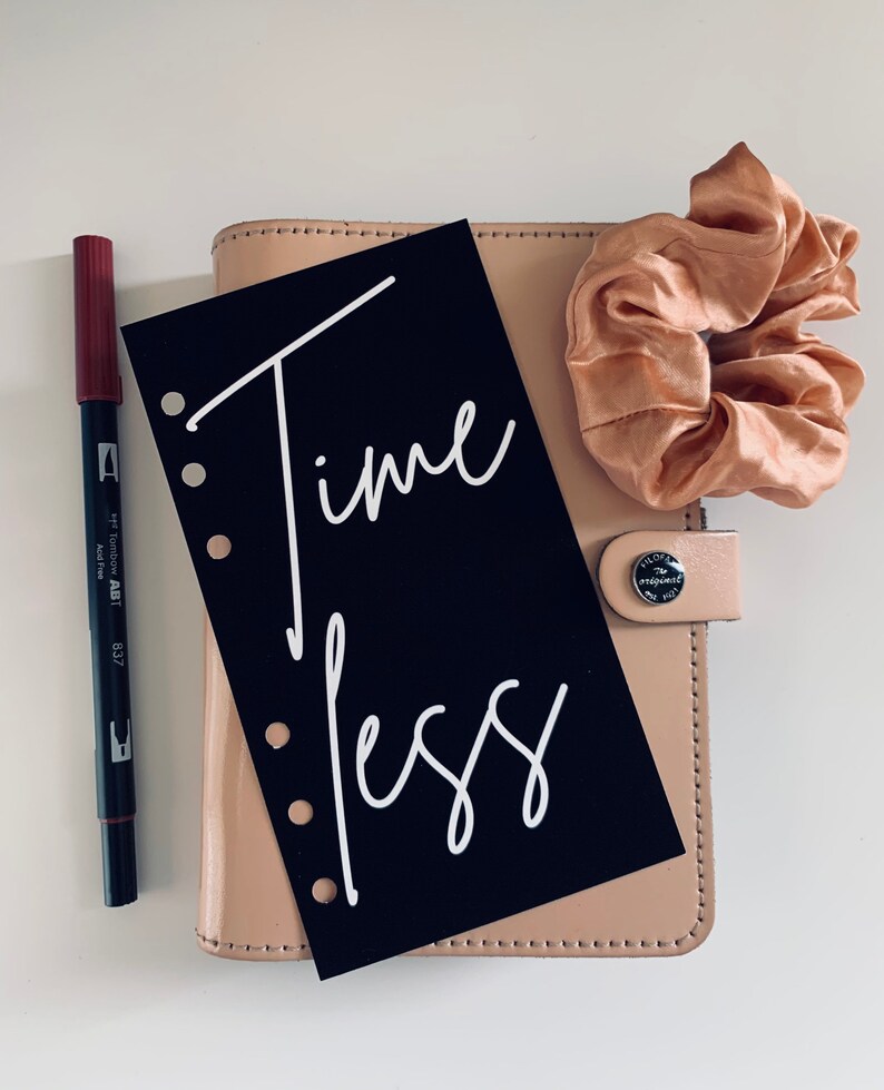 Minimalistic Planner Dashboard Insert Etsy