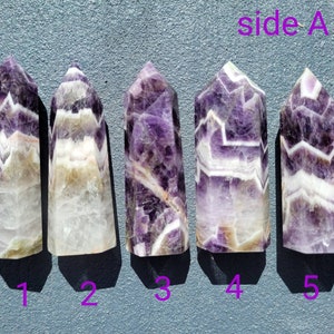 Chevron Amethyst - Dreamy Amethyst - Tower - Obelisk - Meditation