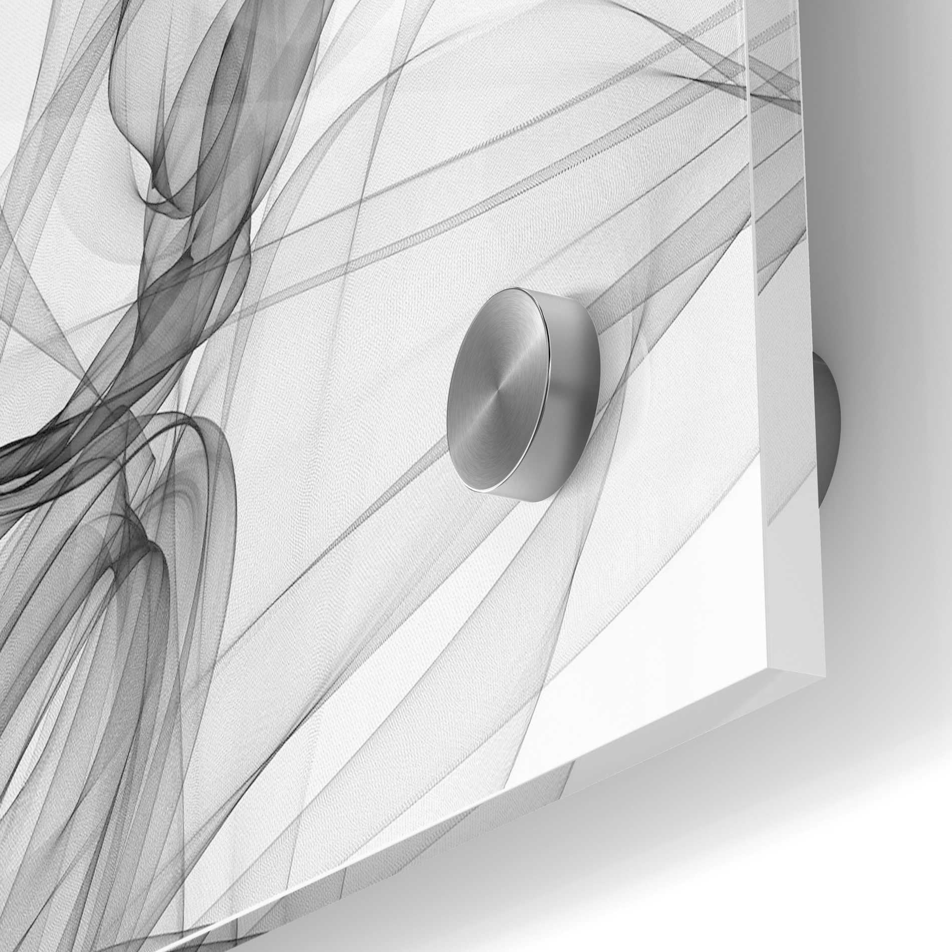 Acrylic Glass Wall Art 'Abstract Black and White Etsy