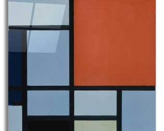 Acrylic Glass Wall Art 'Composition 1921' by Piet Mondrian