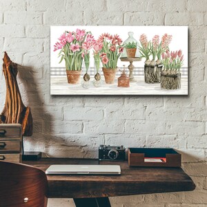 Acrylic Glass Wall Art 'pink Spring Florals' by Cindy Jacobs - Etsy