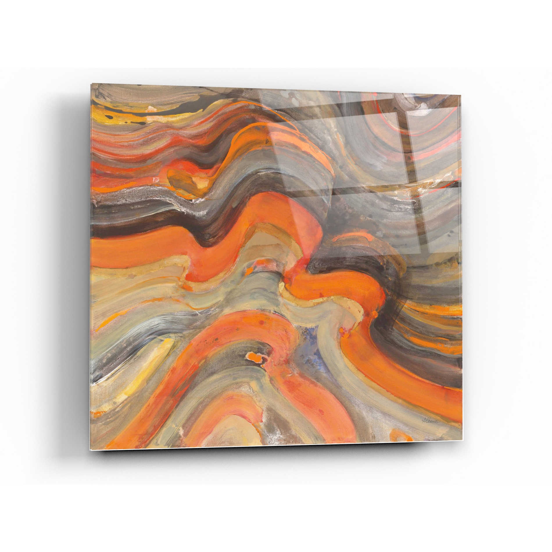 Acrylic Glass Wall Art /'Silver Spring I/' by Albena Hristova