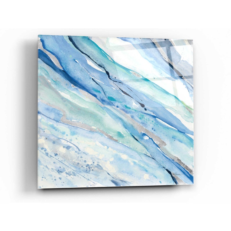 Acrylic Glass Wall Art /'Silver Spring I/' by Albena Hristova