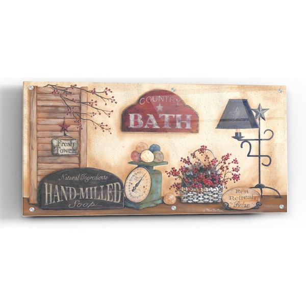 Country Bath Art Etsy
