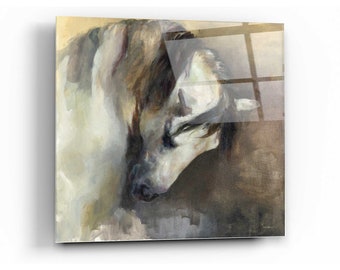 Acrylic Glass Wall Art 'Classical Horse' by Marilyn Hageman