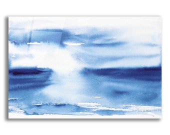 Acrylic Glass Wall Art 'Ocean Blue III' by Alan Majchrowicz