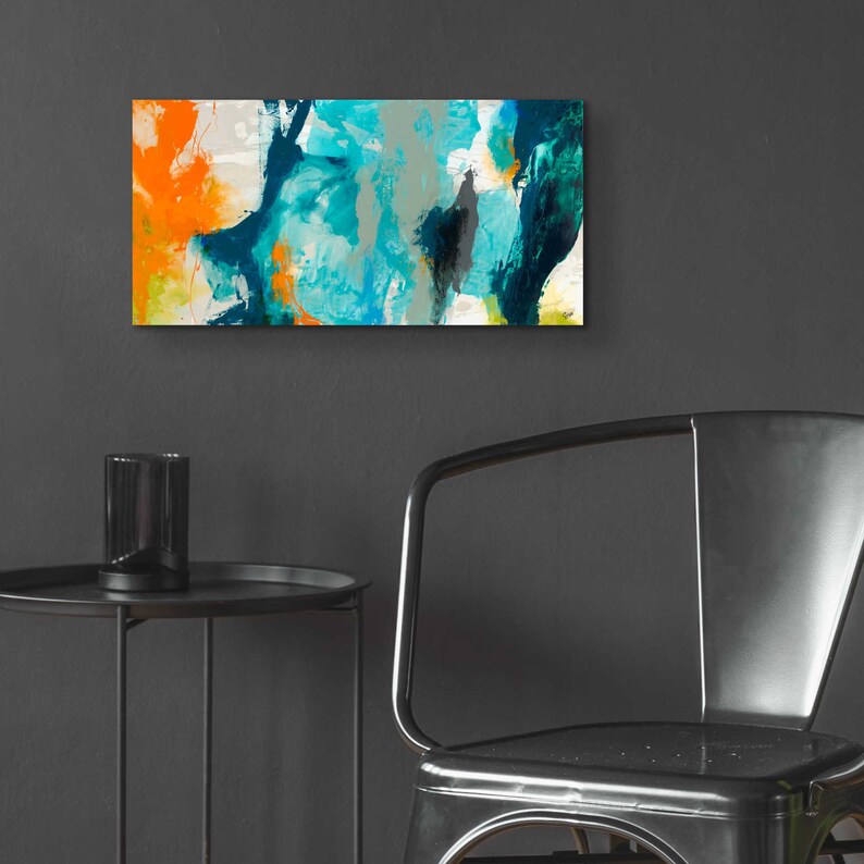 Acrylic Glass Wall Art 'tidal Abstract II' by Sisa Etsy