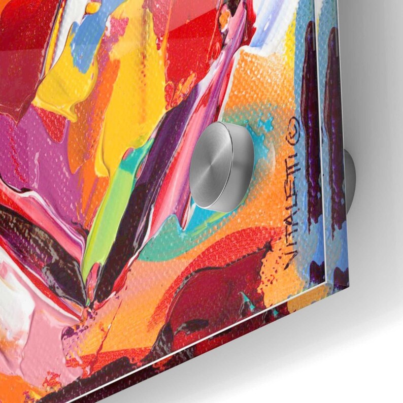 Acrylic Glass Wall Art 'colorful Expressions I' by Etsy