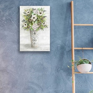 Acrylic Glass Wall Art 'french Floral II' by Cindy Jacobs - Etsy