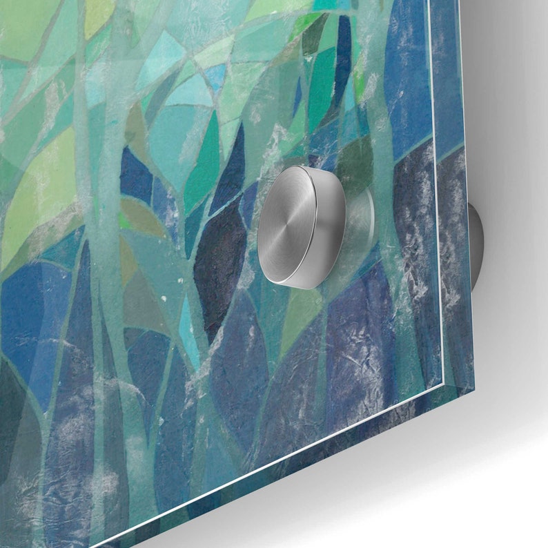 Acrylic Glass Wall Art 'stained Glass Forest I' by Etsy