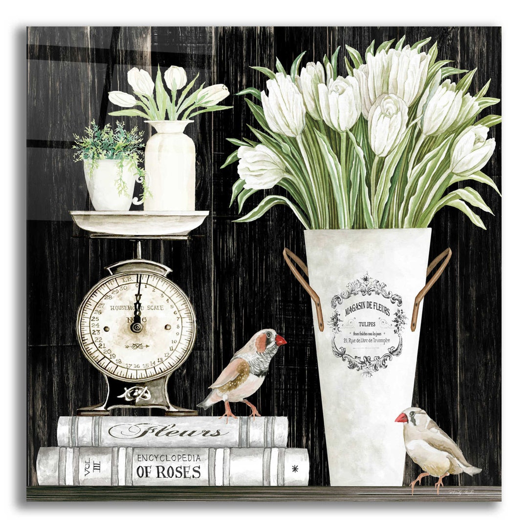Acrylic Glass Wall Art 'tulips and Scales' by Cindy Jacobs - Etsy