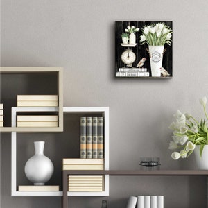 Acrylic Glass Wall Art 'tulips and Scales' by Cindy Jacobs - Etsy