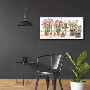 Acrylic Glass Wall Art 'pink Spring Florals' by Cindy Jacobs - Etsy
