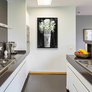 Acrylic Glass Wall Art 'punched Tin Floral I' by Cindy Jacobs - Etsy