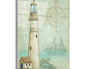 Acrylic Glass Wall Art /'Oceanography I/' by Daphne Brissonet