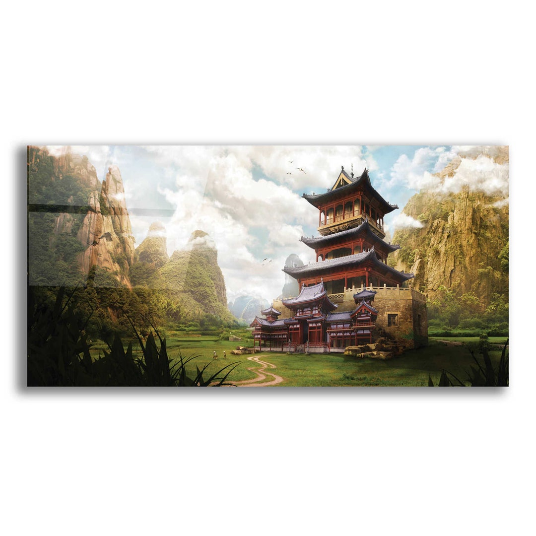 Acrylic Glass Wall Art 'hidden Temple' by Jonathan Lam Etsy