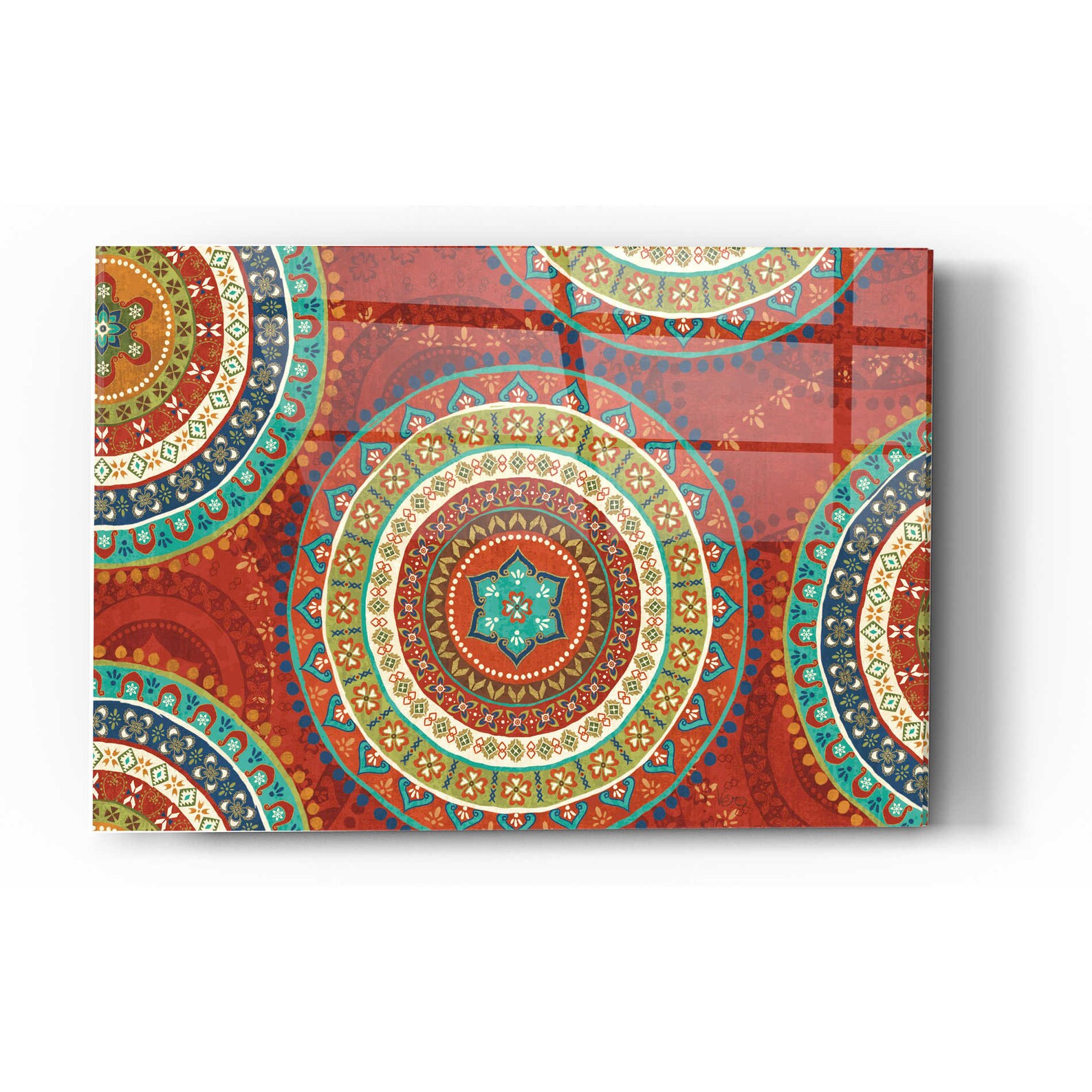 Acrylic Glass Wall Art ‘mexican Fiesta VII’ by | Etsy