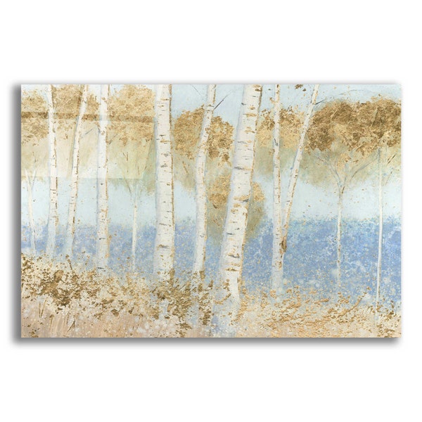 Acrylic Glass Wall Art 'Summer Birches' by James Wiens