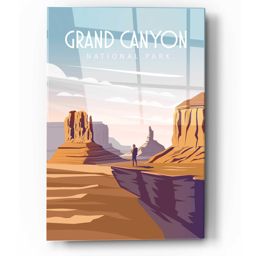 Acrylic Glass Wall Art 'grand Canyon National Park' by - Etsy