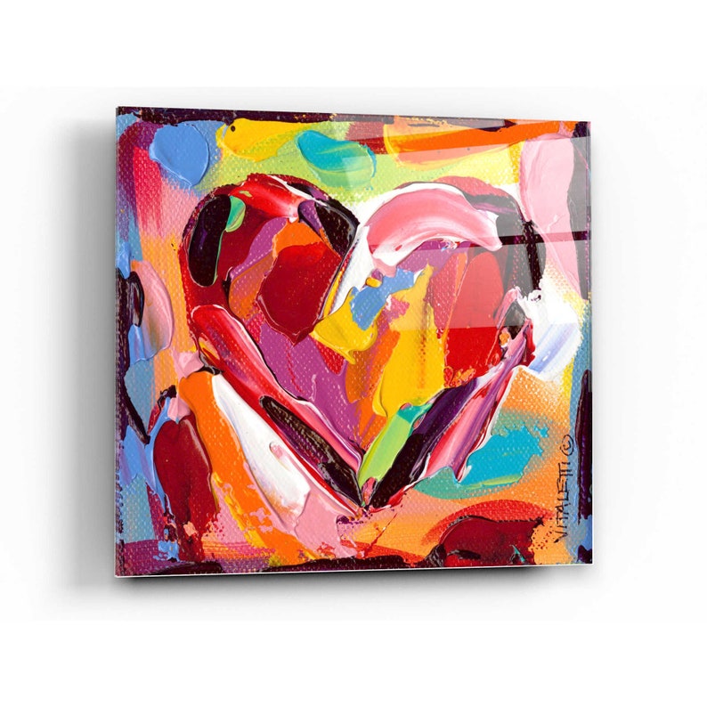 Acrylic Glass Wall Art 'colorful Expressions I' by Etsy