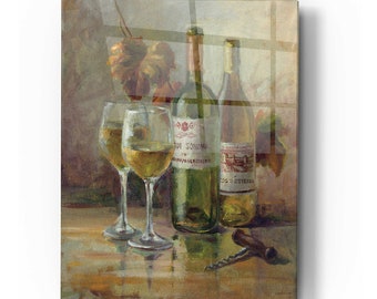 Acrylic Glass Wall Art 'Opening the Wine II' by Danhui Nai