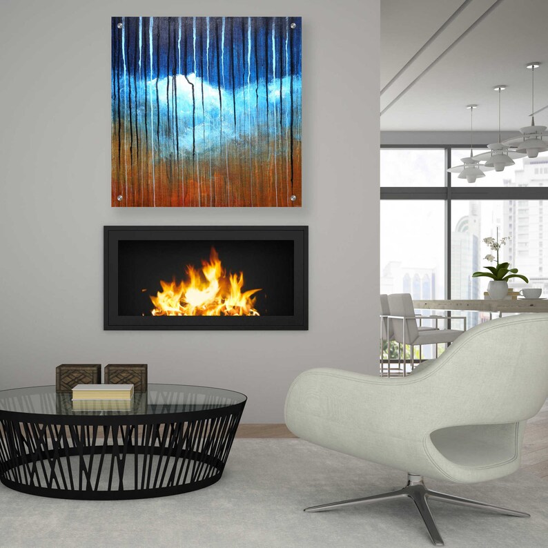 Acrylic Glass Wall Art 'abstract' by Stuart Roy Etsy
